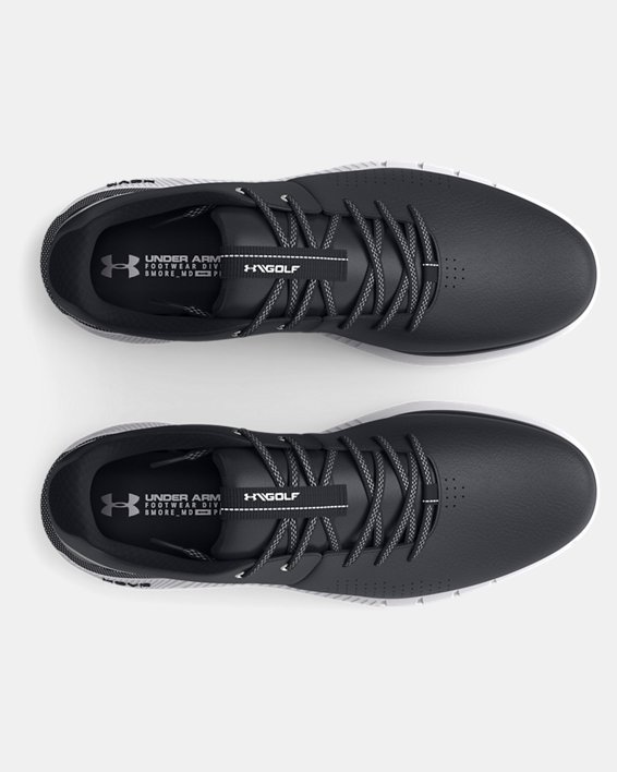 Men's UA HOVR™ Fade 2 Spikeless Wide (2E) Golf Shoes, Black, pdpMainDesktop image number 2